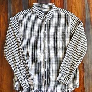 Old Navy Plaid, Men's Button Down Shirt, Plaid, Long Sleeve, XL